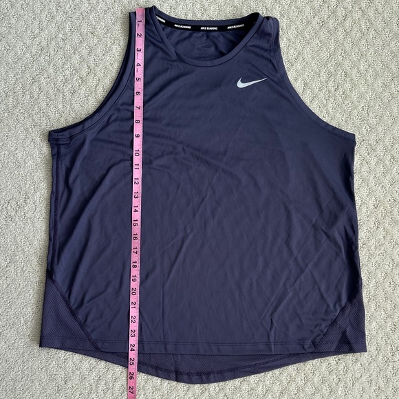 Nike Dri-Fit Women's Running Tank Top Purple/Plum XL NWT Activewear Athleisure - Picture 12 of 14